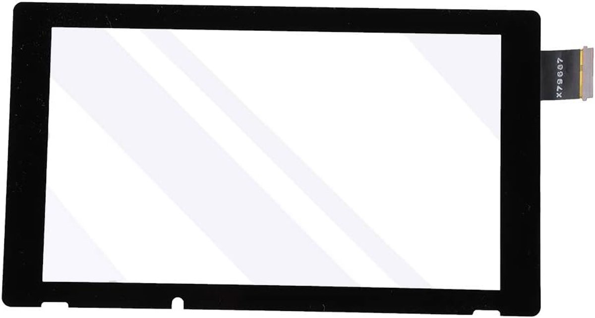 Lcd-display touchscreen, digitizer touchscreen, directe vervanging, ABS LCD-touchscreen-paneel, game-speler-scherm voor Game Player, 16 x 9,3 x 0,1 cm