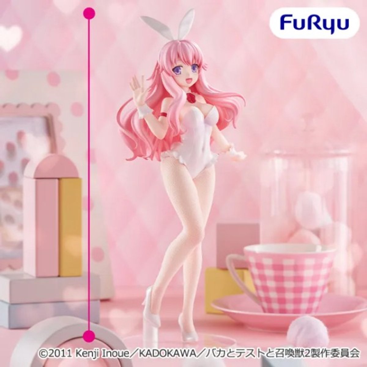Japanse Anime Figuur - Baka And Test Summon the Beasts II BiCute Bunnies PVC Statue Himeji Mizuki 28 cm