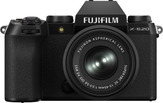 Fujifilm X-S20 Zwart + XC 15-45mm f/3.5-5.6 OIS PZ
