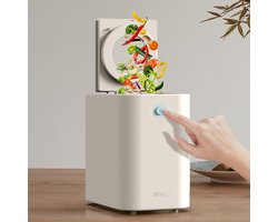 BEECO HQD-260C Elektrische keukencomposteerder, inhoud 2,5 l, vermogen 470 W, 6 slimme standen, automatische reiniging, geurloos dankzij actieve-koolfilter, compact ontwerp met kijkvenster, bediening met één druk op de knop