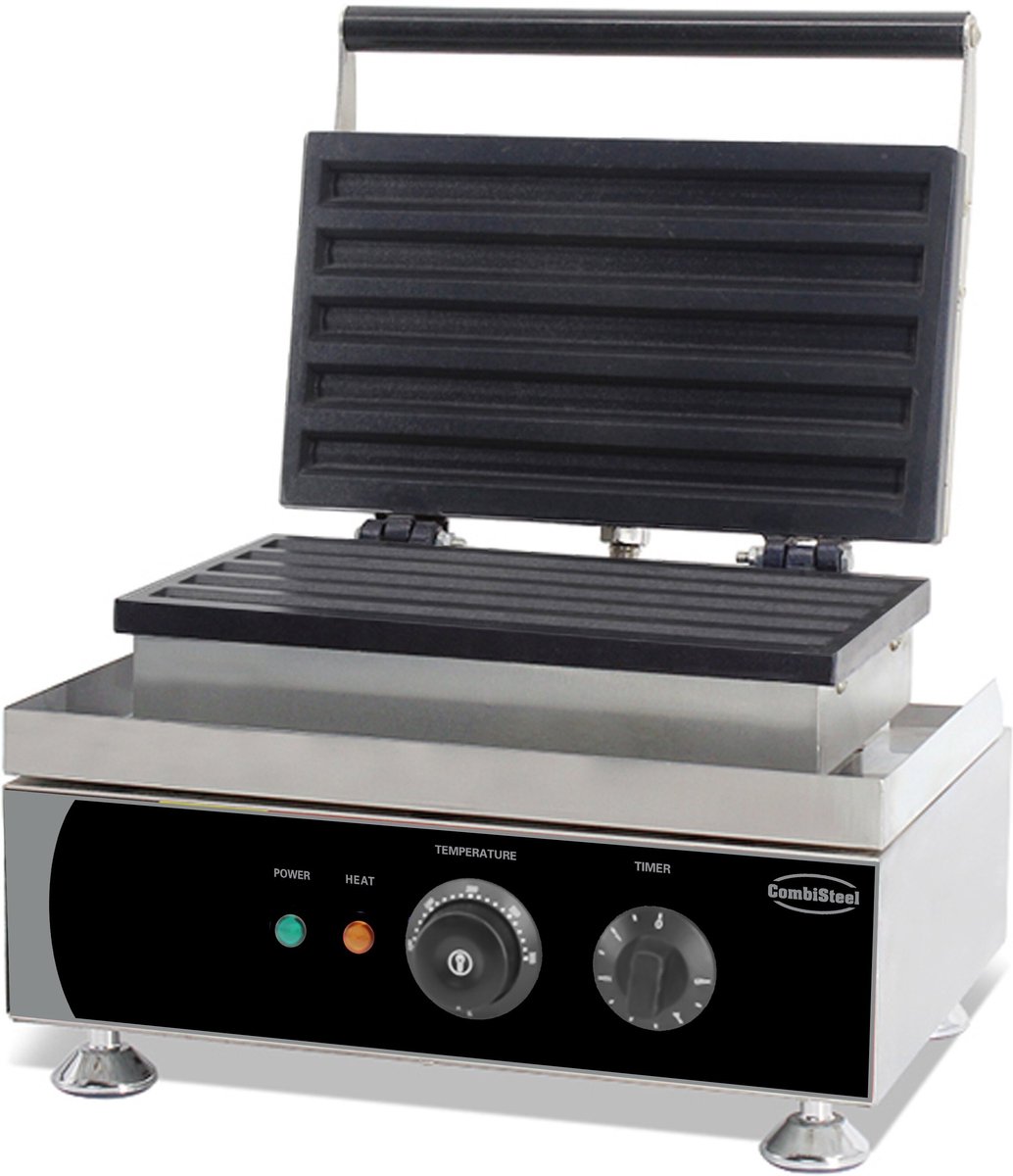 CombiSteel WAFELIJZER 5ST CHURROS WAFEL - 7540.0095 - Horeca & Professioneel