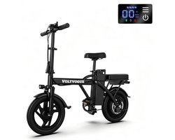 VOLTVOGUE X14 PRO Fiets Elektrisch – Motor 250W – 48V 9Ah –Tot 25 km – 25 km/u – 14” Luchtbanden – voorvering – voor- en achterrem – koplamp en achterlicht