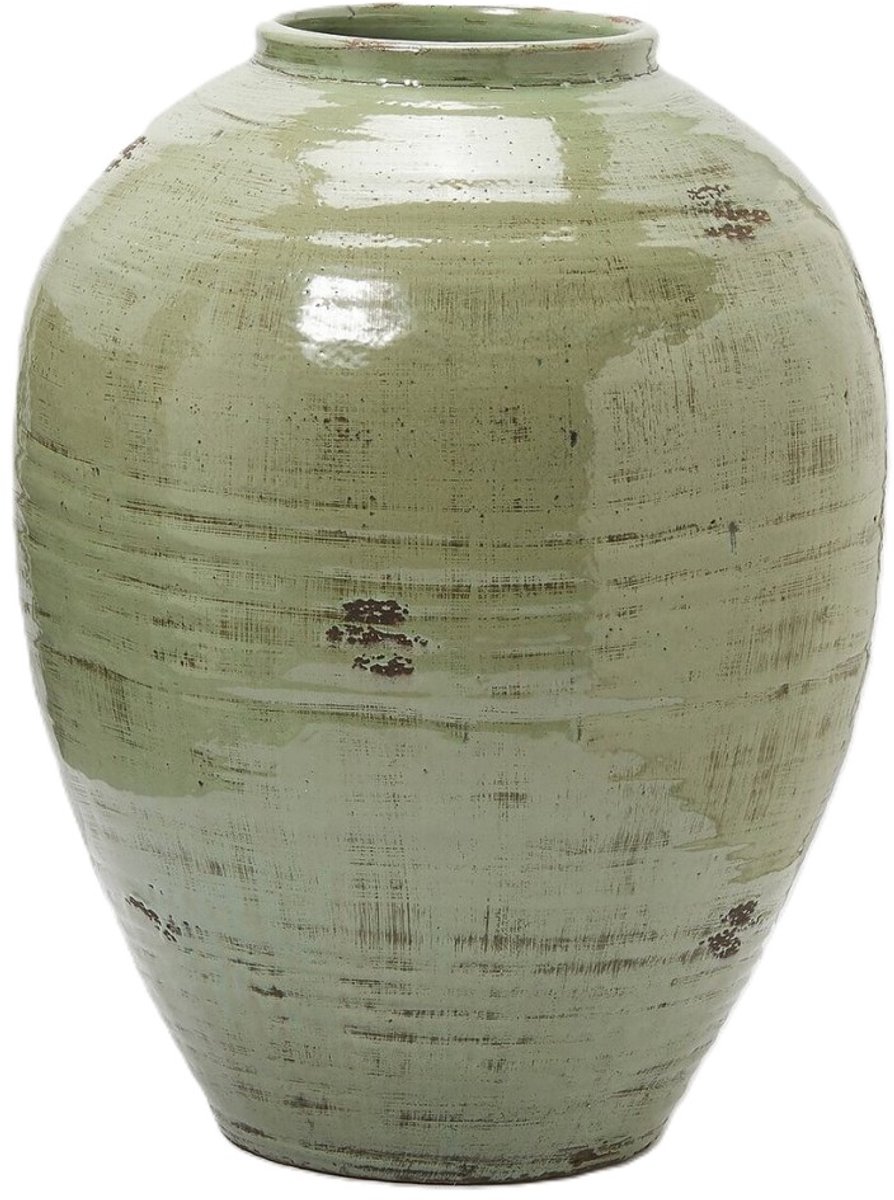 EDG - Bloempot - Keramiek - groen - D55 x H70 cm