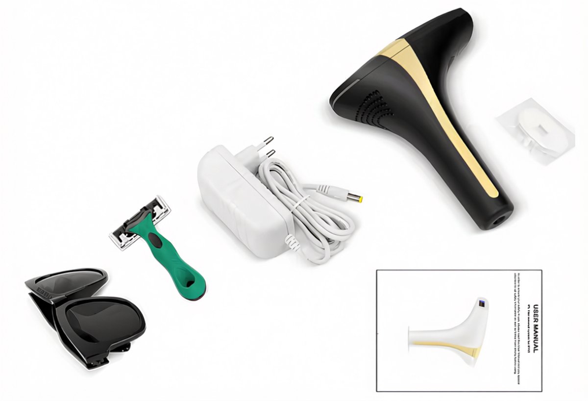 Norvia - IPL Ontharingsapparaat - Epilator - Foto Epilator - Permanente Ontharing - Voor Gezicht en Bikini - Haarverwijdering