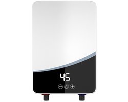 5 stuks！！！ Elektronische doorstroomboiler met LED temperatuurweergave - 5500 W doorstroomboiler - 220 V constante temperatuur elektrische waterverwarmer met digitaal display voor keuken en badkamer