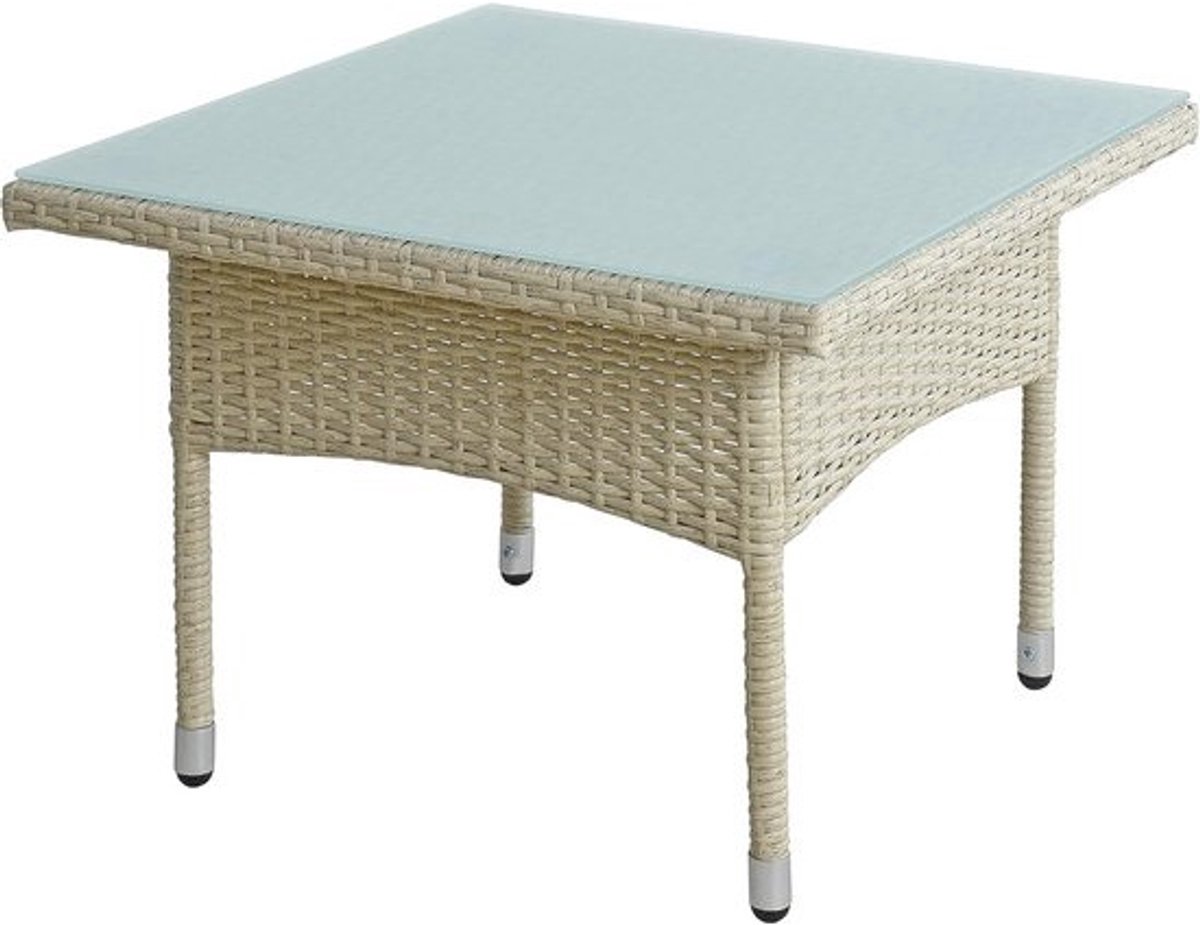 Moderne Polyrotan Bijzettafel - Stijlvolle Tuintafel voor Balkon en Tuin