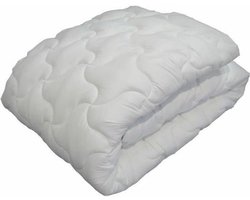 Abeil 15000000649 dekbed met anti-mijt, antibacterieel, polyester, stervormig quilt, 220 x 240 x 4 cm, wit