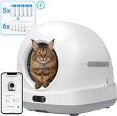 Innova® LitterBox Pro XXL - Automatische Kattenbak - Zelfreinigende Kattenbak - Inclusief App - 82L - Met kattenbakmat en 5 rollen opvangzakjes