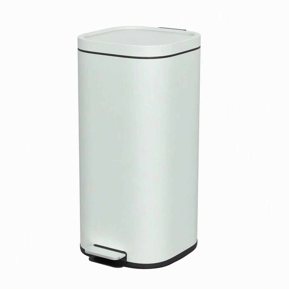 Keukenemmer 30 liter - compacte pedaalemmer met soft-close en stay-open deksel - uitneembare binnenemmer - voor keuken - huis - kantoor - groen