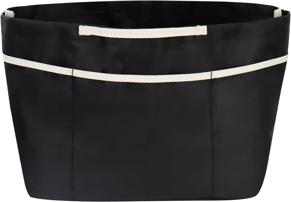 11-Vaks Tasorganiser voor Handtassen, Houdt Alles Op Orde en Maakt Wisselen Tassen Eenvoudig - Zwart, M