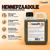 Oswalt Hennepzaadolie - Hennepzaadolie voor honden - 1 liter
