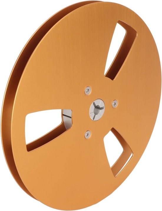 Lege Opname Roller van Aluminium met Opening - Geschikt voor Tape Reels voor Efficiënte Opslag en Organisatie - 3-Gat Ontwerp voor Gemakkelijk Gebruik en Toegang — afbeelding 2
