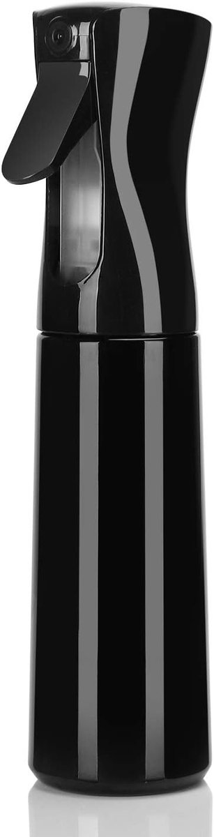 Haarverstuiver 300ml, Waternevelsprayer voor doorlopende spray, Lege sprayfles met ultrafijne mist, Waterverstuiver voor haar, kapsels, gezicht, planten en schoonmaak, wit