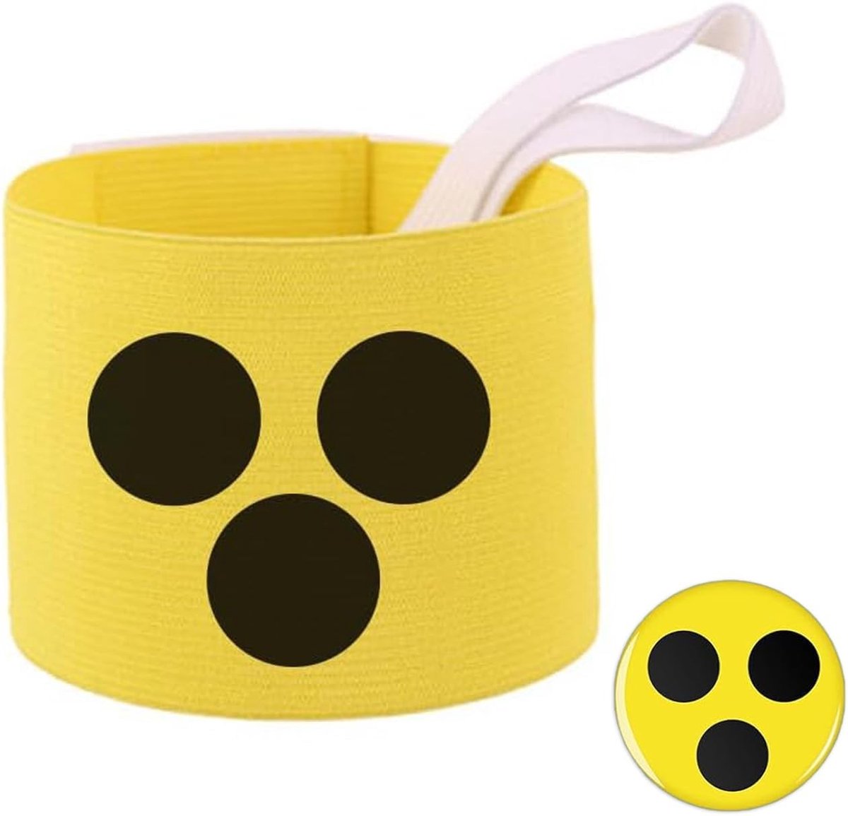 Volwassen Blind Bandage met 2 Badges, Hulp voor Visueel Gehandicapten, Handige Armband voor Dagelijks Gebruik en Reizen