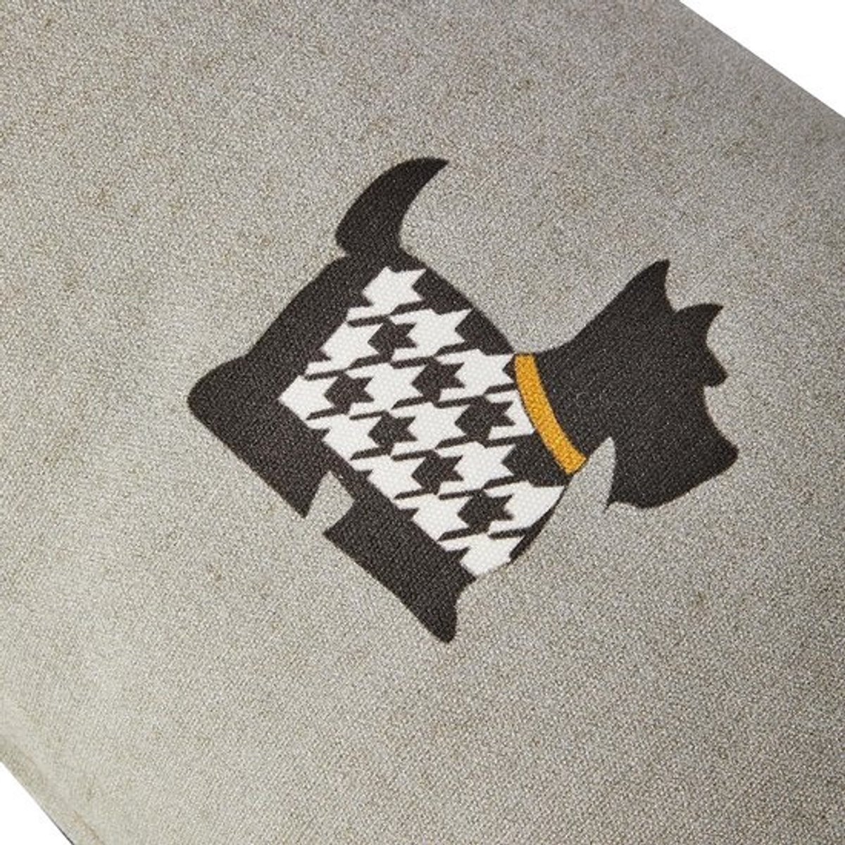 Scottie Dog Draft Excluder Grijs - Deur Accessoire - 22 x 90cm - Decoratieve Deur Tochtstopper draft stopper for the door