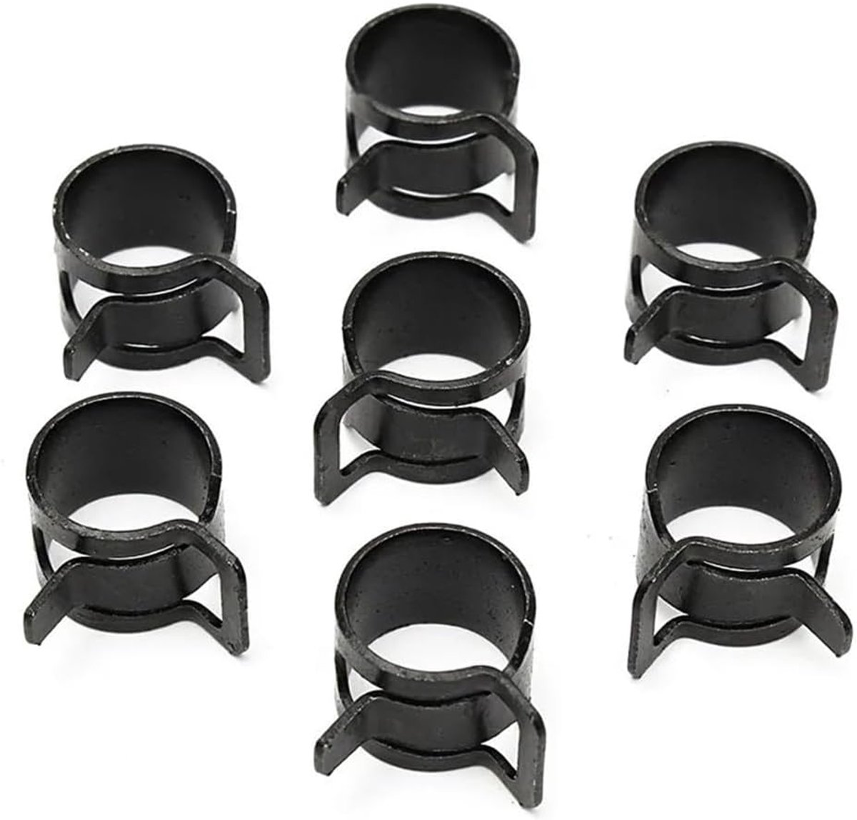 10 stuks slangklemmen brandstofslang waterleiding klem hoepels luchtslang bevestiging veerklemmen M6-32mm(M16)