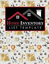 Home Inventory List Template