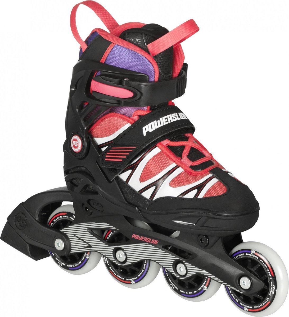 Powerslide Inline Skates Orbit Verstelbaar Meisjes Rood Maat 27/30