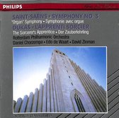 Saint-Saens: Symphony no.3 Organ symphony  / Dukas: L'apprenti sorcier - Edo de Waart / David Zinman