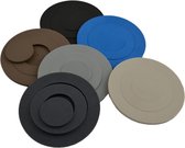 onderzetters Mix-it set 6 stuks | blauw, beige, taupe, grijs, antraciet, zwart