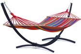 Potenza® Hangmat met SPREIDSTOK en standaard– 2 persoons – EXTRA STABIEL frame tot 220 kg – Hangmatsets - Grande Acadia