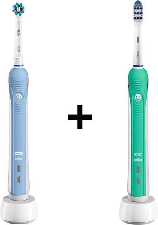 hoog Assert opwinding Oral-B PRO 2000 DUOSET + TRIZONE Elektrische tandenborstel | bol.com