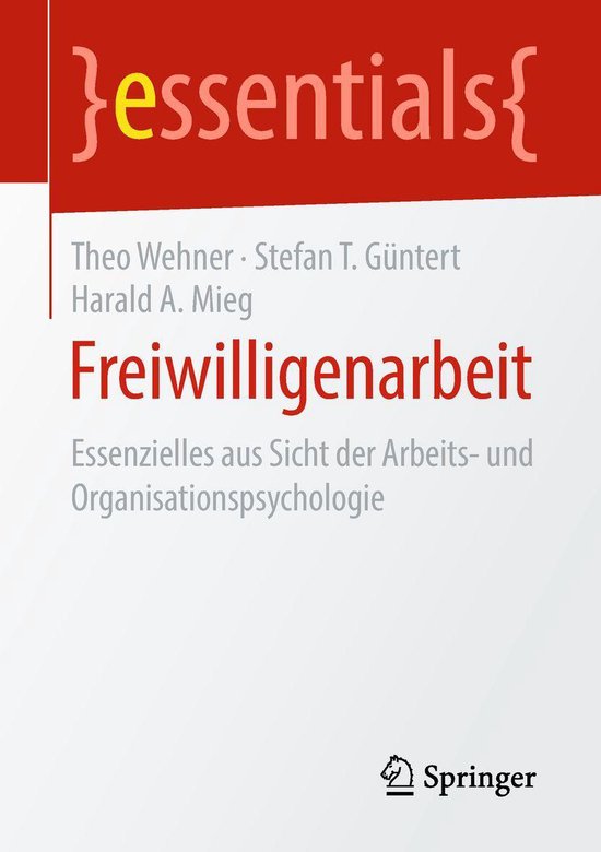 Psychology (German Language) - Freiwilligenarbeit - cover