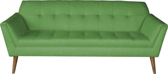 Retro Bank - Sofa - 3 zits - Lime groen