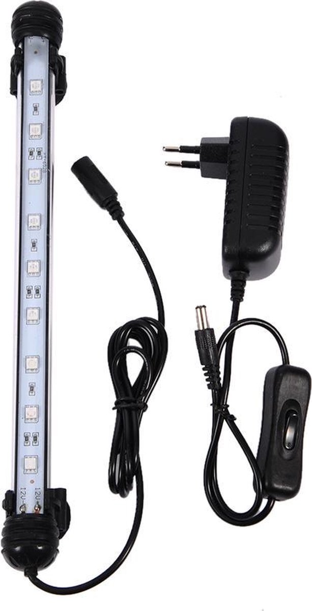 Aquarium LED verlichting met wit licht. Lengte led aquariumlamp 18 cm