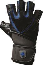 Harbinger Training Grip Fitnesshandschoenen Zwart/Blauw - S - Sporthandschoenen - Krachttraining – Crossfit Gloves