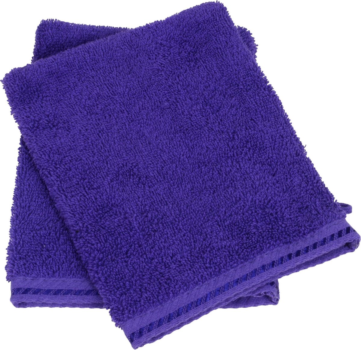 Towelzz™ ARTG Towelzz® Set van 10 Washandjes 16 x 22 cm Washandje 100% Katoen 500 gr m2 Donker Paars Violet PURPLE