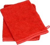 ARTG® Towelzz - Washandje - 100% Katoen - Rood - (Set 10 stuks)
