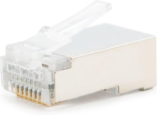 Lot De 100 Connecteurs RJ45 Catégorie 5 UTP – Pour Câble Réseau, Marque TooQ