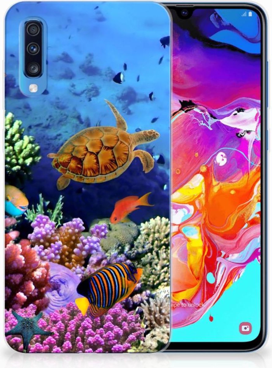 Samsung Galaxy A70 TPU Hoesje Vissen
