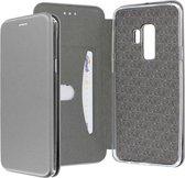 Samsung Galaxy S9+ hoesje - CaseBoutique - Titanium - Kunstleer