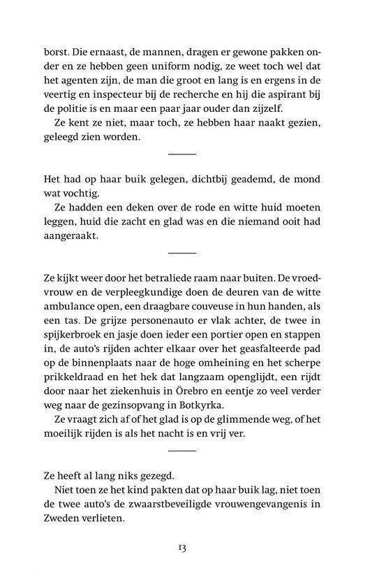Bladzijde 13 met tekst over een man en een deken.