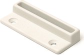 10x DX Raamboom Sluitplaat/Sluitkom RBM 12 serie 74x30mm Epoxy Coating Wit RBP 7210 WE