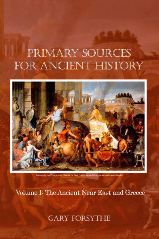 Primary Sources for Ancient History - cover