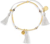 Scmyk armband BG-261 F Heartbeat goudkleurig
