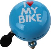 Cycle Tech Fietsbel I Love My Bike Blauw 60 Mm