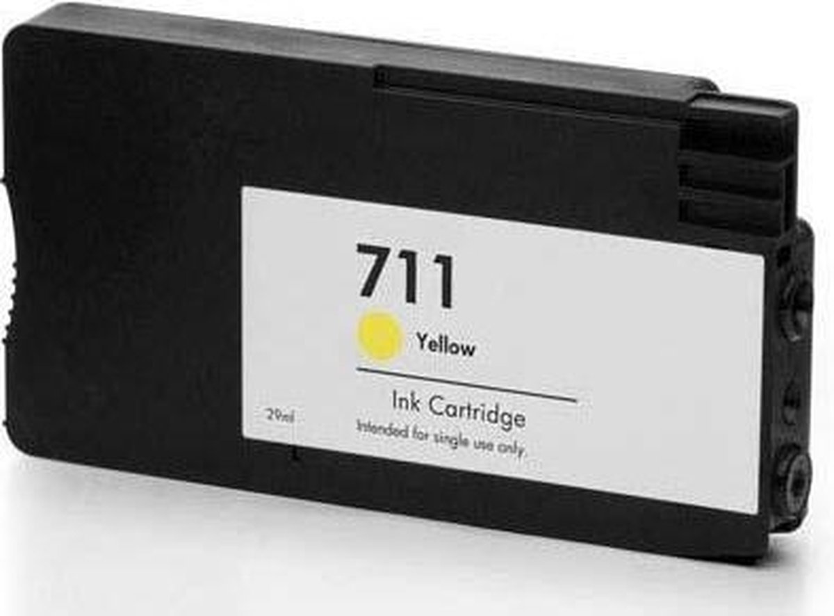 FLWR - Inktcartridge / 711 / Geel - Geschikt voor HP