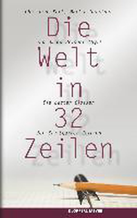 Die Welt in 32 Zeilen - cover