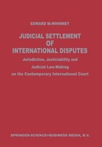 Judicial Settlement of International Disputes
