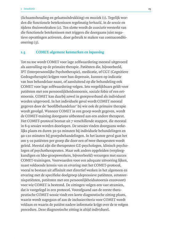 Protocollen voor de GGZ - Comet voor negatief zelfbeeld