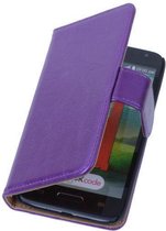 PU Leder Paars LG G3 Book/Wallet case/case Telefoonhoesje