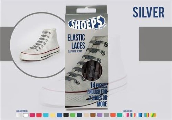 Flat Shoelaces Dark Gray Schoenen Inlegzolen & Accessoires Schoenenveters 