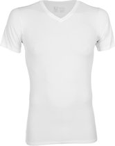 RJ Bodywear - Pure Color V-Hals T-Shirt  Wit - S