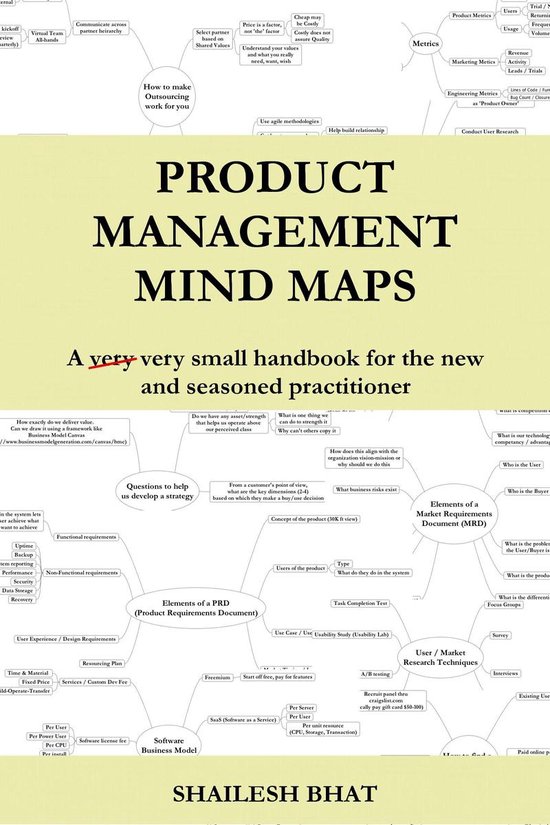 Product Management Mind Maps - A very very small handbook fo ... - cover