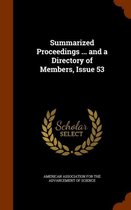 Summarized Proceedings ... and a Directory of Members, Issue 53