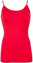 RJ bodywear dames spaghettitop rood S kleur: rood maat: S